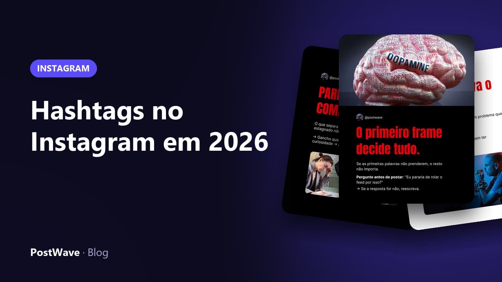 Capa: Hashtags no Instagram em 2026: quantas usar, como escolher e o que mudou — Instagram